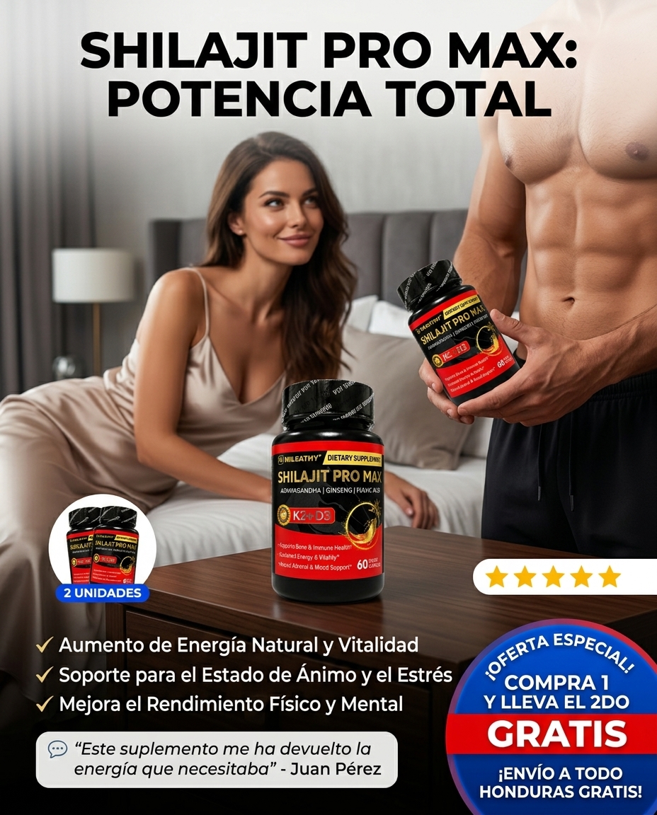 Shilajit Pro Max - Resultados comprobados