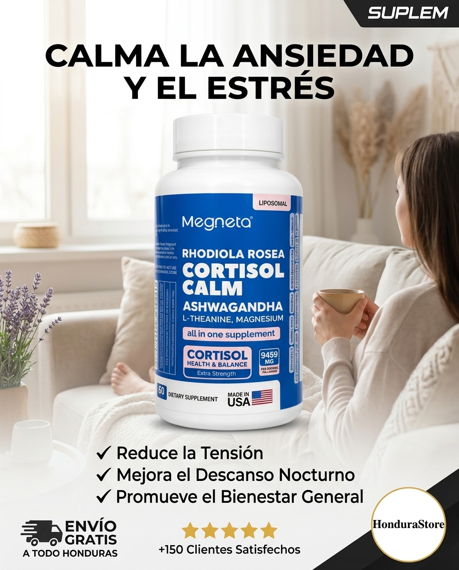 Cortisol Calm - Mujer relajada