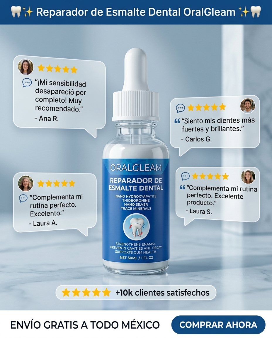 Reparador de Esmalte Dental OralGleam - Repara y protege