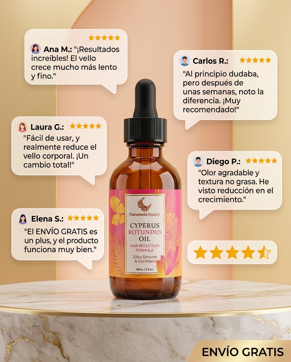 Cyperus Rotundus Oil - Consigue una piel suave y sin vello