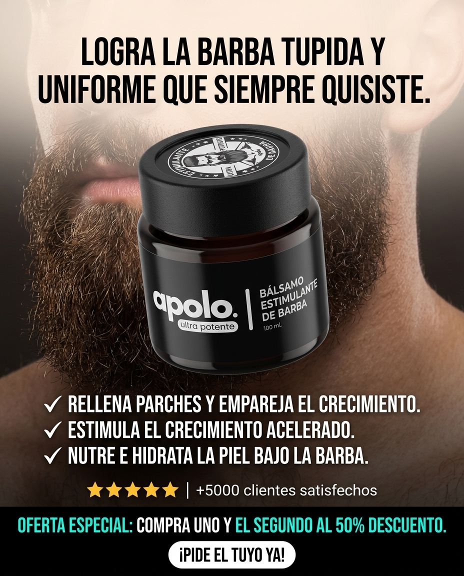 Apolo Bálsamo - Barba tupida