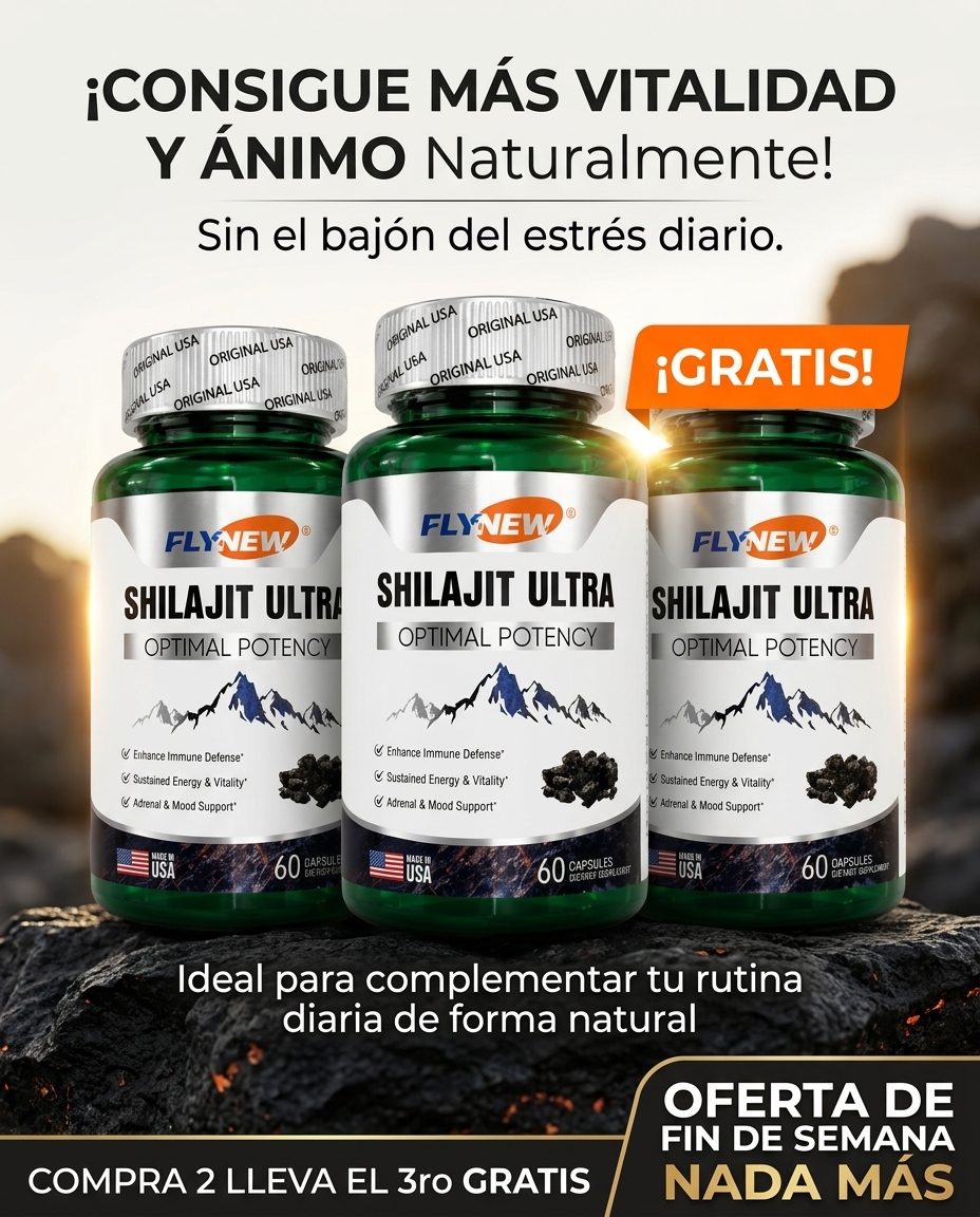 Shilajit Ultra - Testimonios y Beneficios