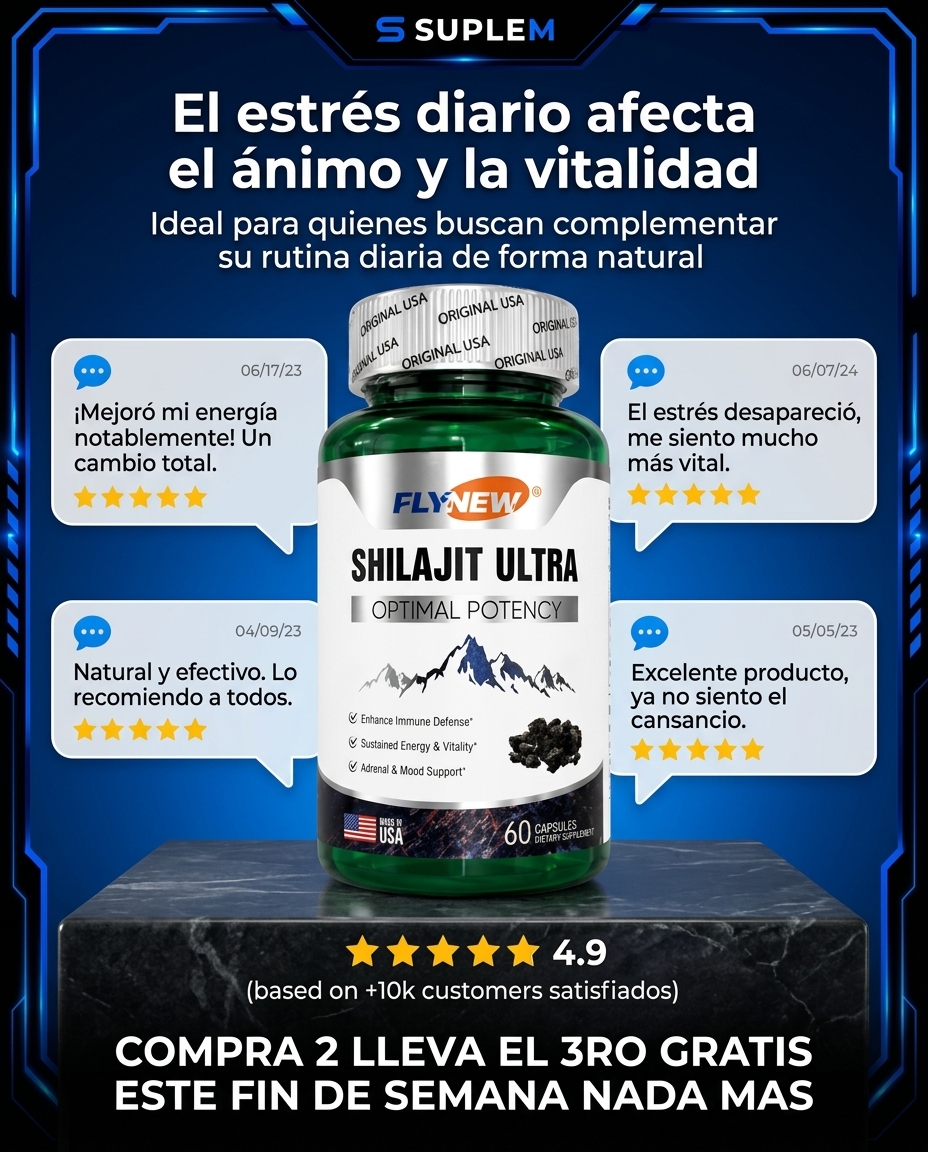 Combo Shilajit Ultra - Compra 2 Lleva 3 Gratis