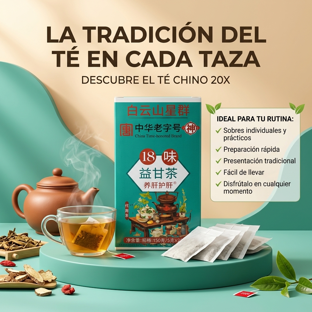 Té Chino 20X - Acompaña tu rutina diaria