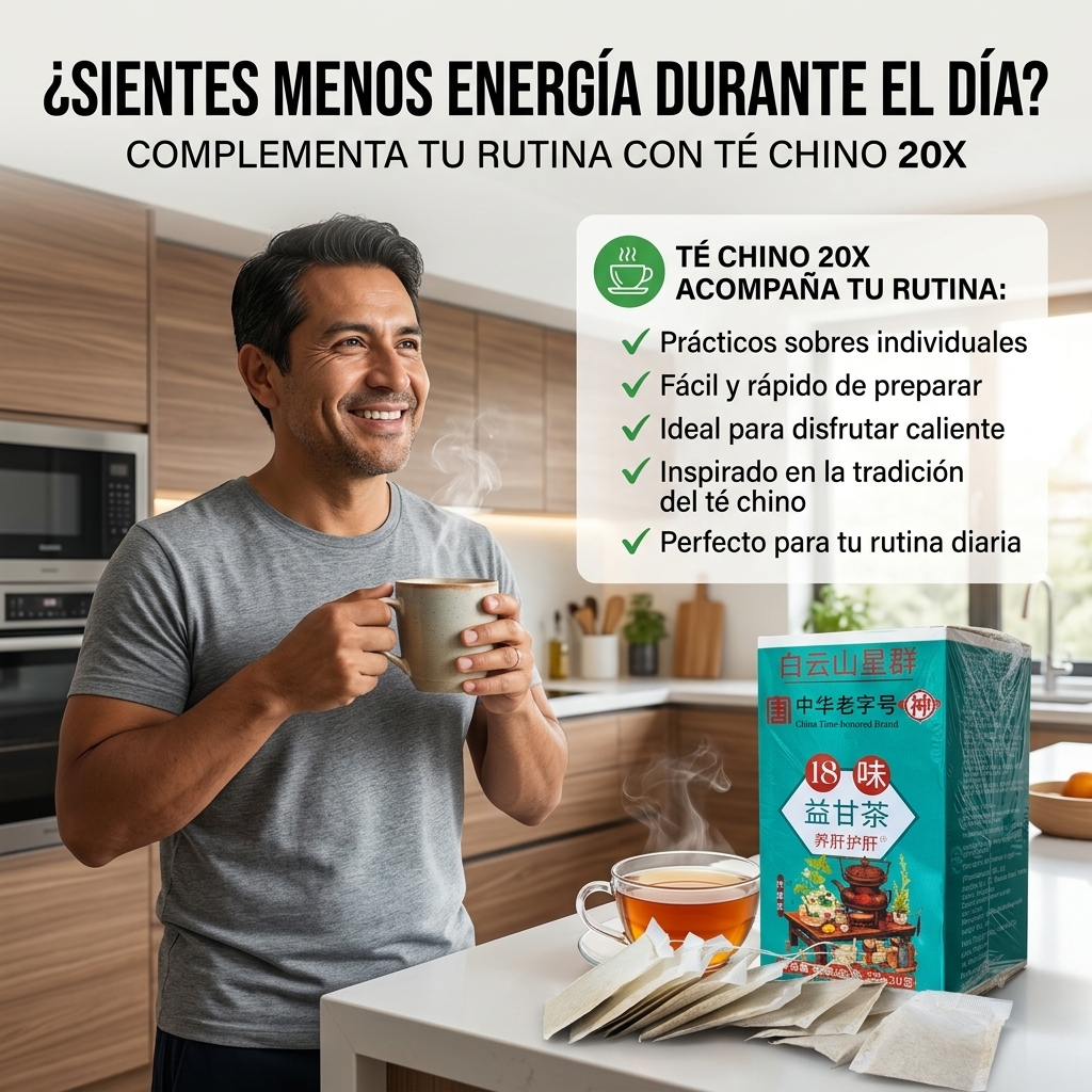 Té Chino 20X - Haz una pausa y disfruta tu momento