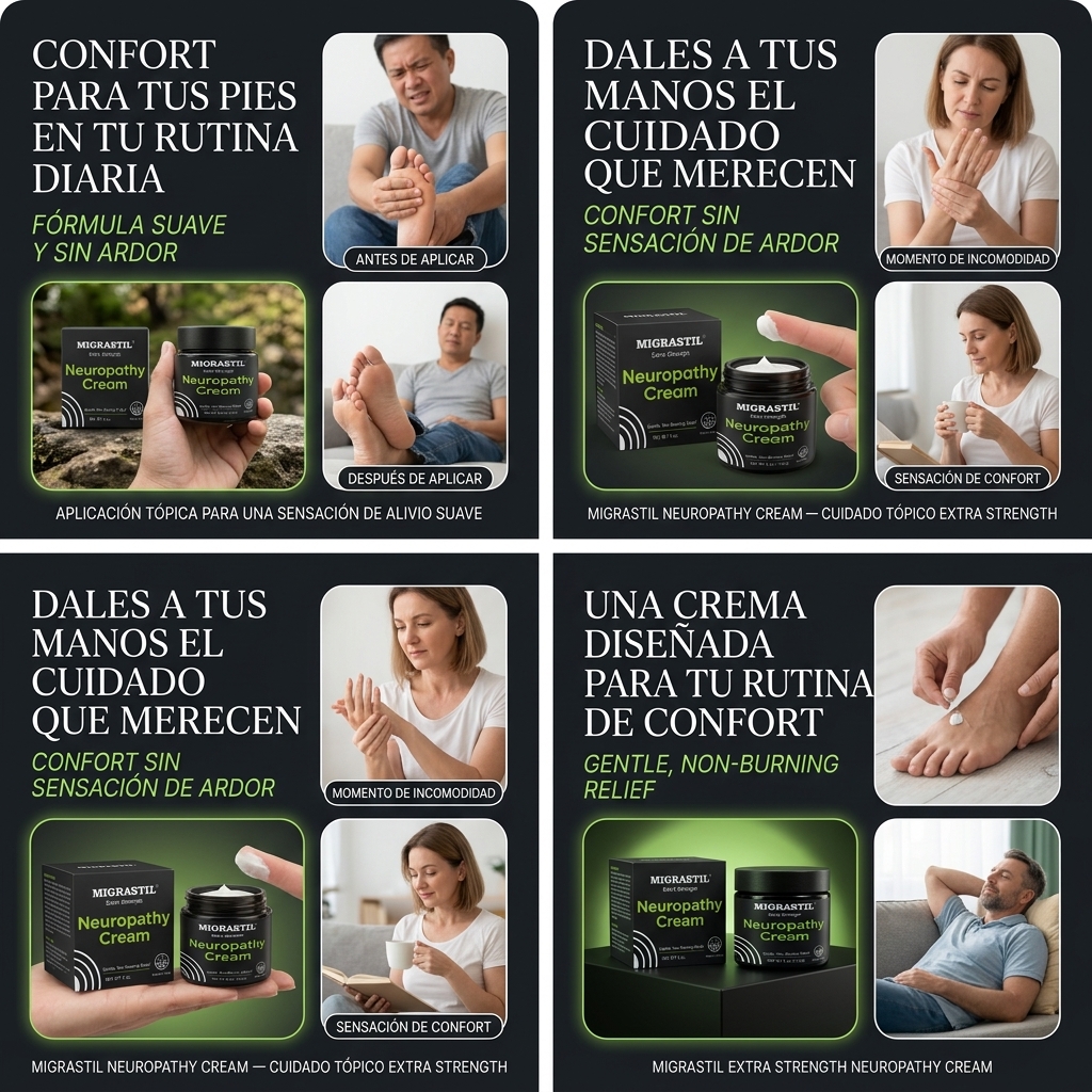 Migrastil Neuropathy Cream - Antes y después