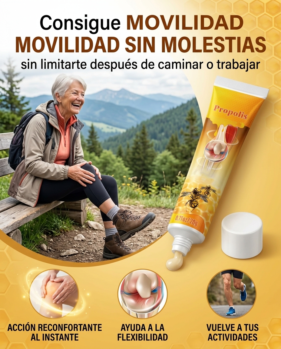 Crema de Propóleo - Movilidad sin molestias