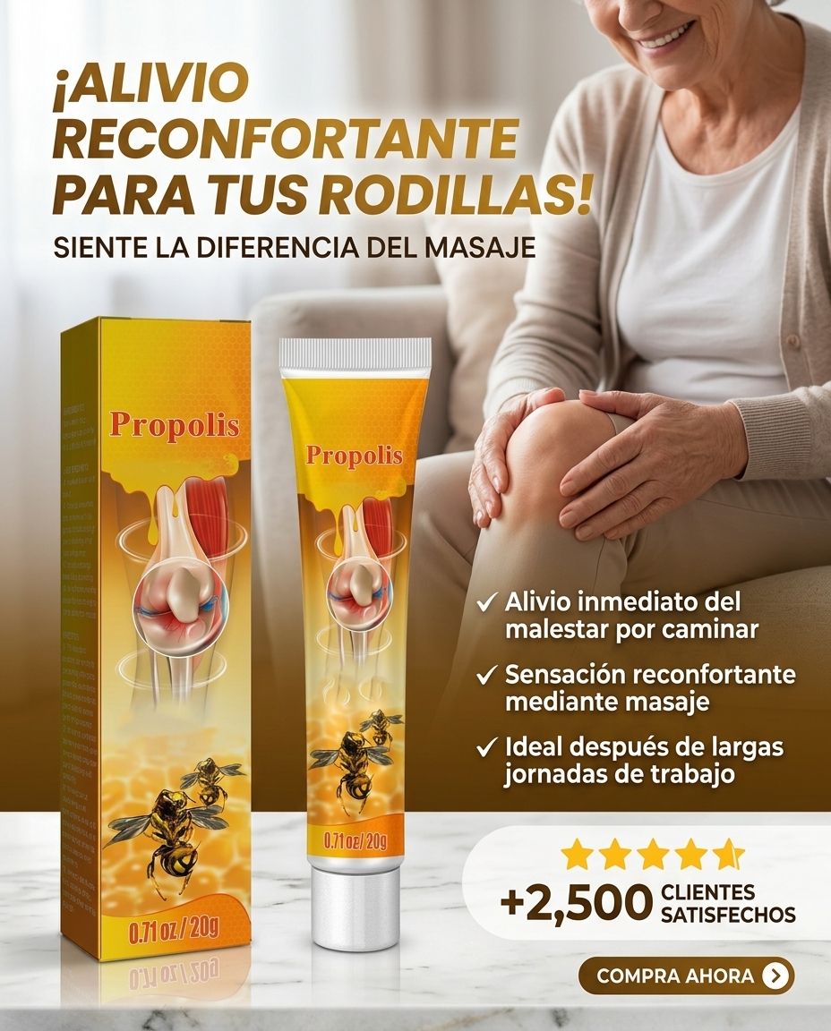 Crema de Propóleo - Alivio reconfortante para rodillas